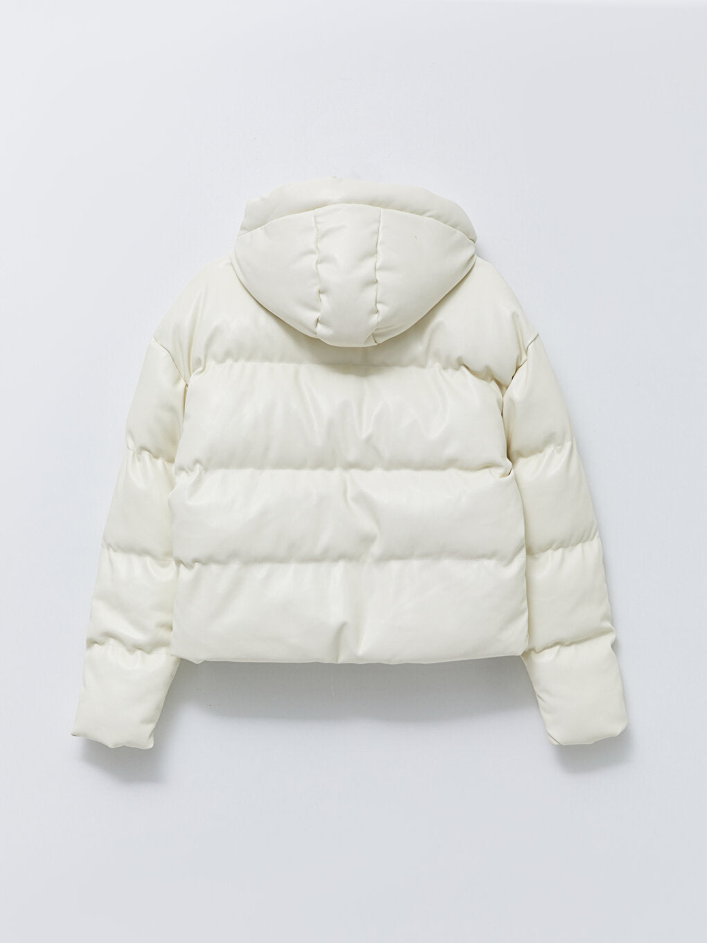 Women's Hooded Plain Puffer Coat