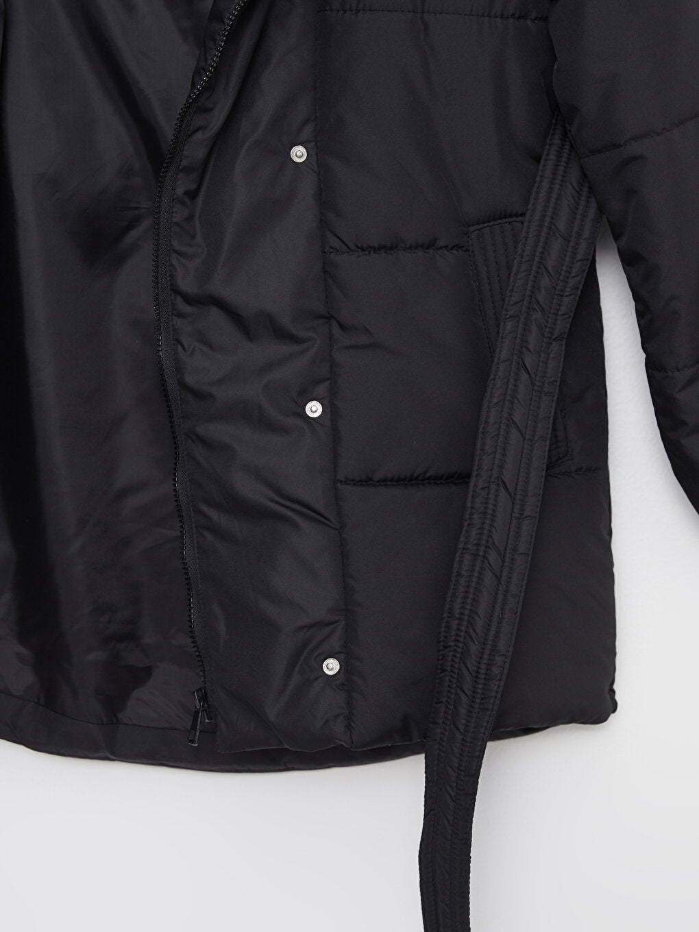 Women's Hooded Plain Puffer Coat