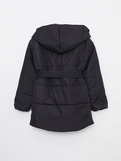 Women's Hooded Plain Puffer Coat