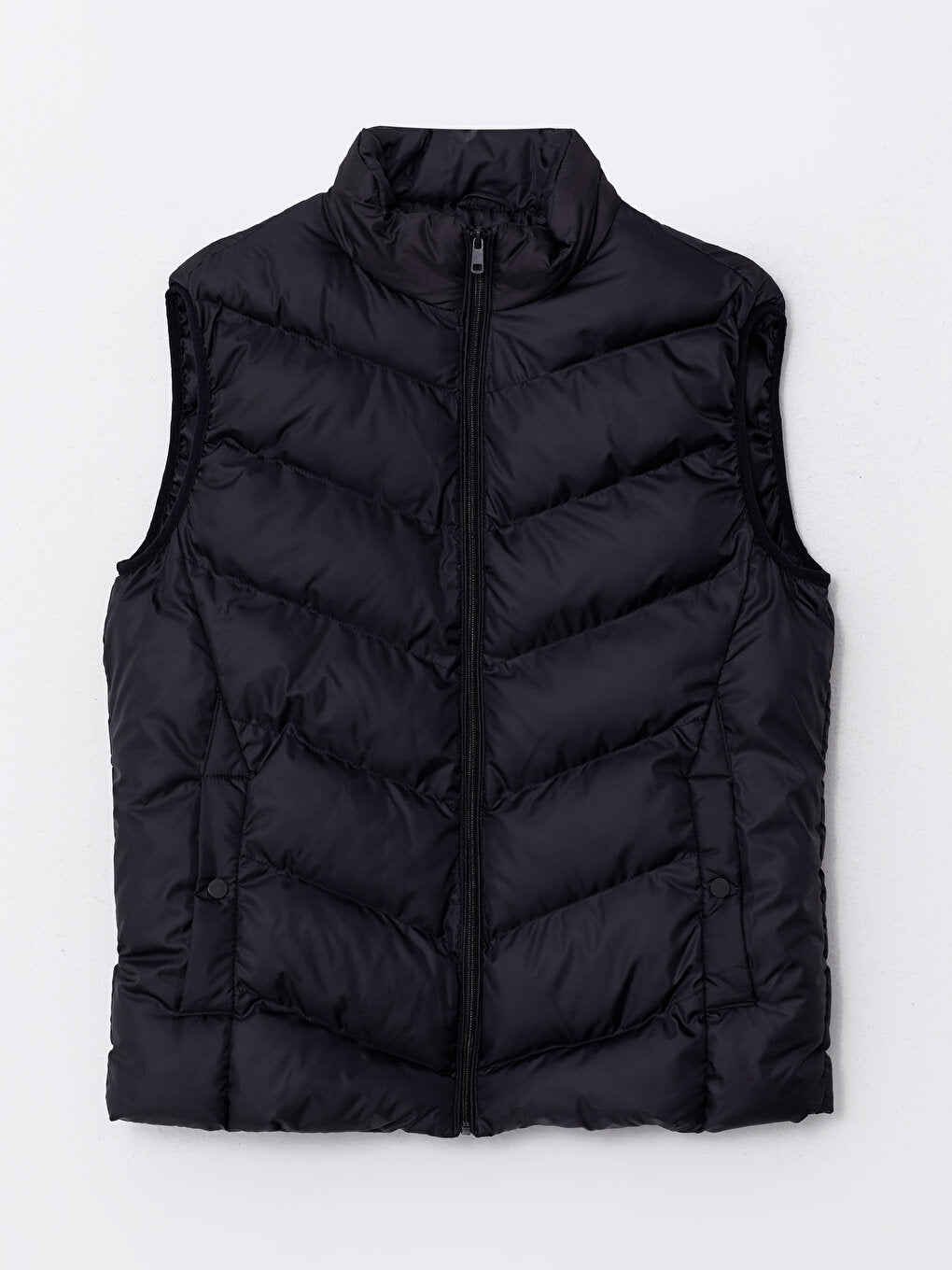 Standard Mold Stand Collar Men's Puffer Vest