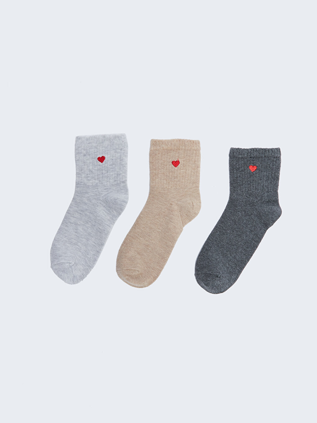 Embroidered Women's Socks Pack of 3