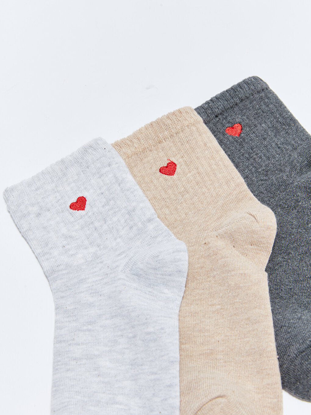 Embroidered Women's Socks Pack of 3