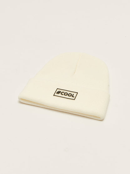 Label Detailed Boy's Beret