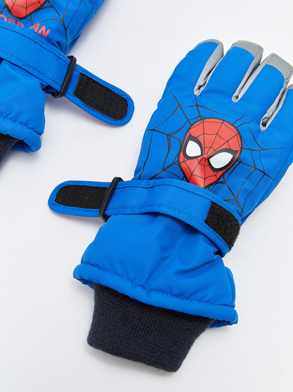 Spiderman Licensed Boy's Thick Gloves