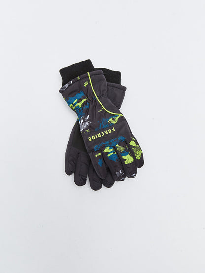 Camouflage Printed Boy's Gloves