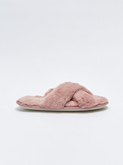 Cross-Strapped Women's House Slippers