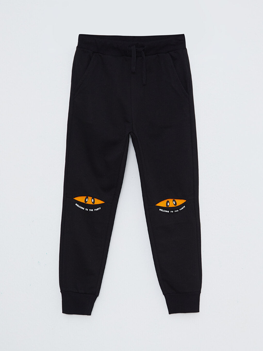 Printed Boys' Jogger Sweatpants with Elastic Waist