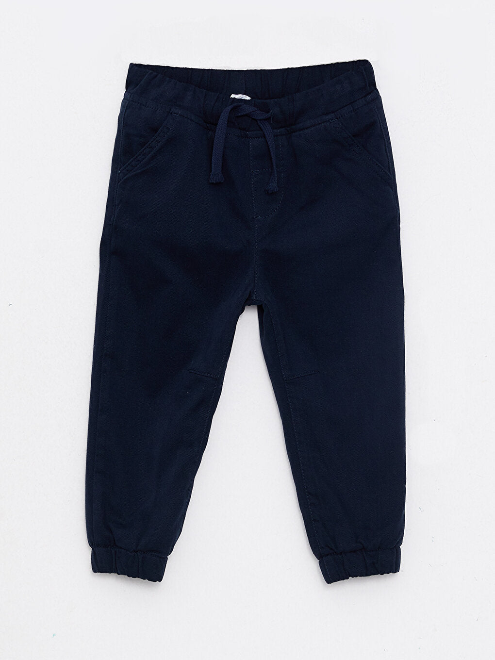 Basic Baby Boy Trousers with Elastic Waist