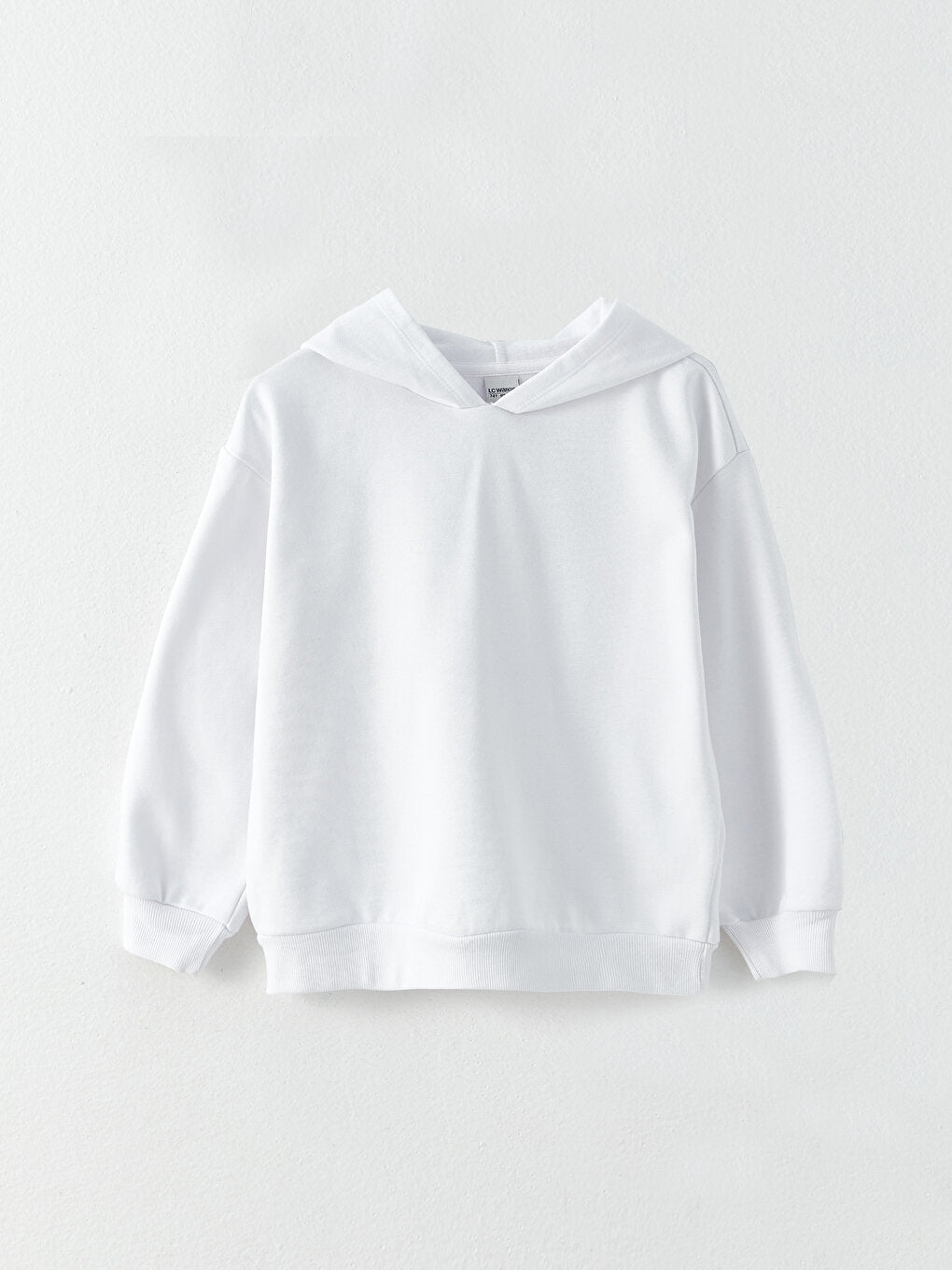 Hooded Basic Long Sleeve Girl's Sweatshirt