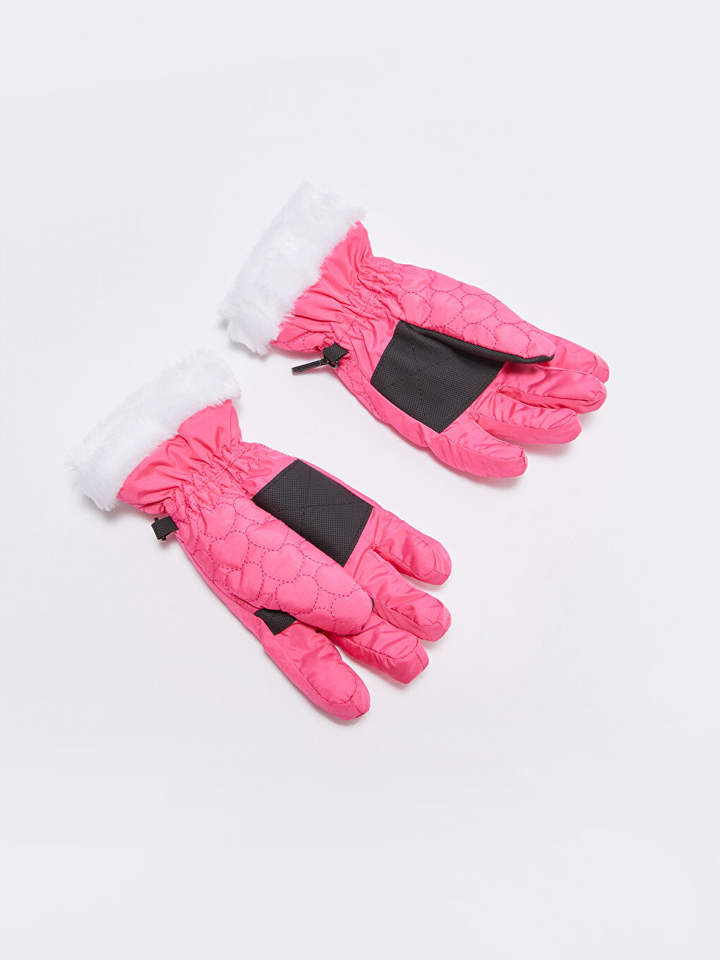 Quilted Patterned Girl's Gloves