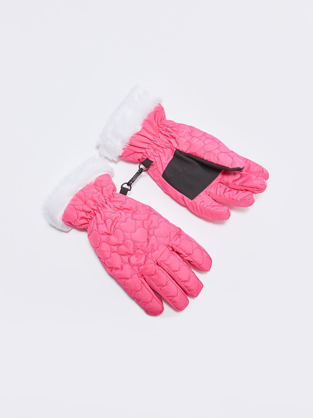 Quilted Patterned Girl's Gloves