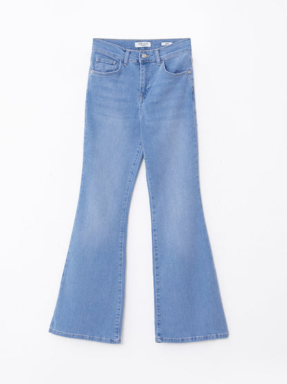 High Waist Flare Women's Jean Pants