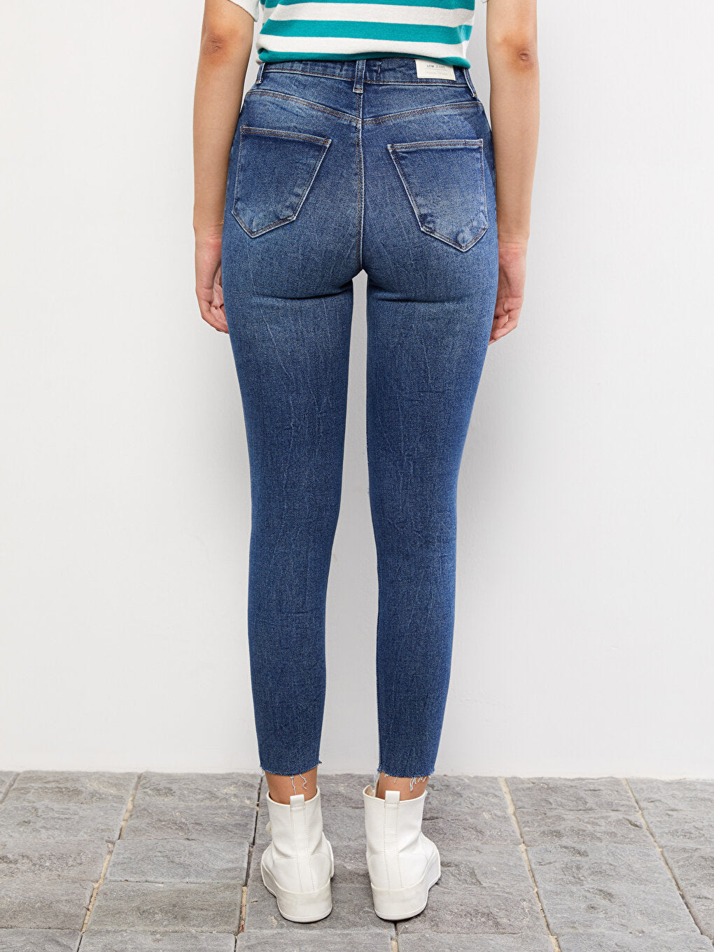 High Waist Super Skinny Fit Women's Jean Pants