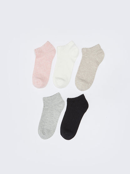 Women's Flat Booties Socks Pack of 5