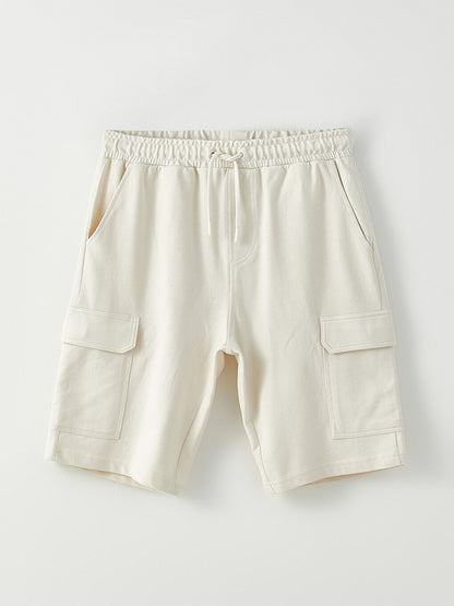 Standard Mold Combed Cotton Men's Shorts