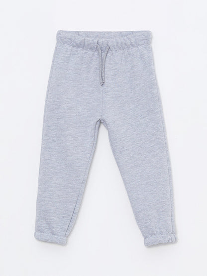 Basic Baby Boy Tracksuit Bottom with Elastic Waist