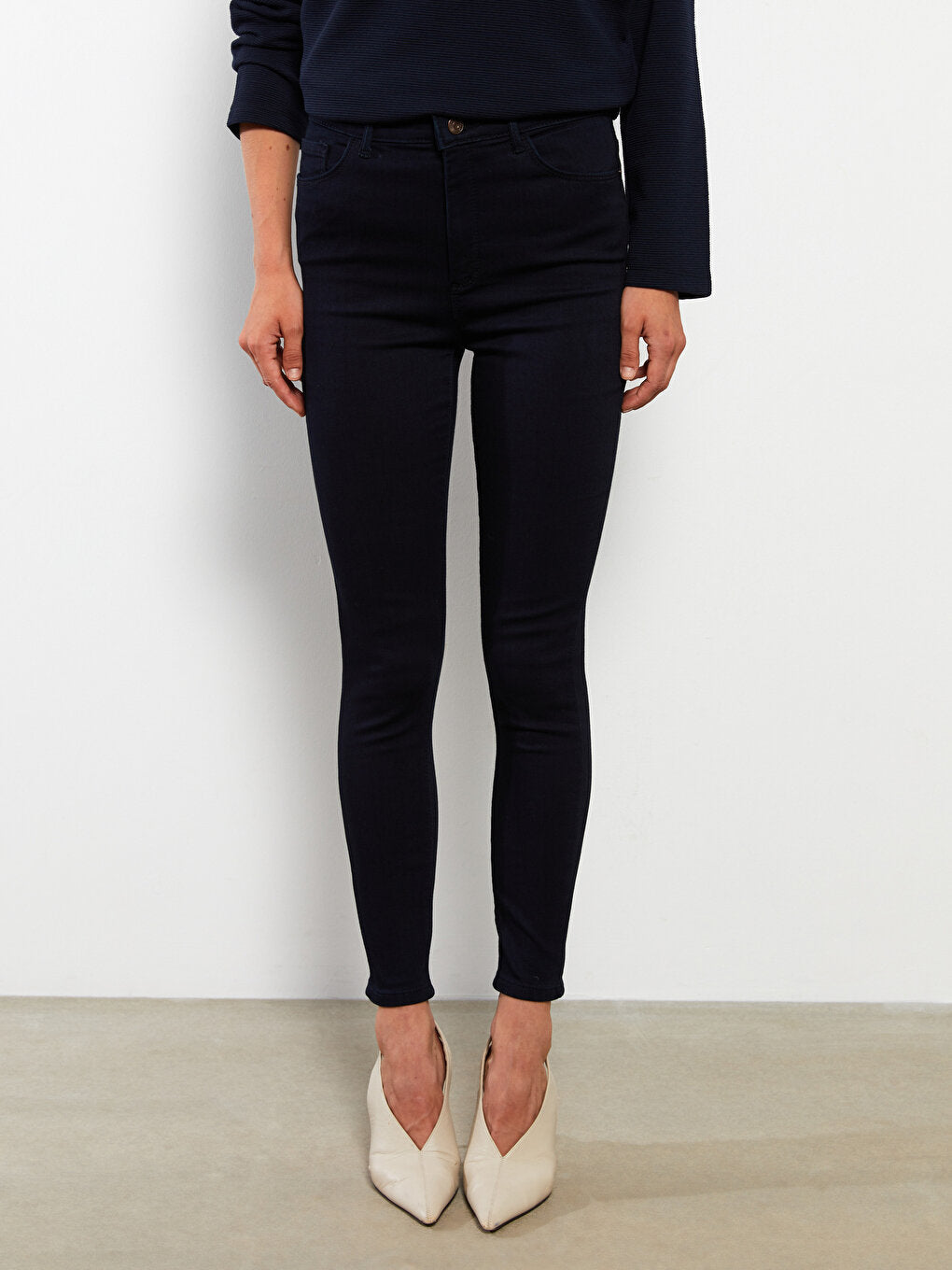 Slim Fit Straight Women's Jean Trousers