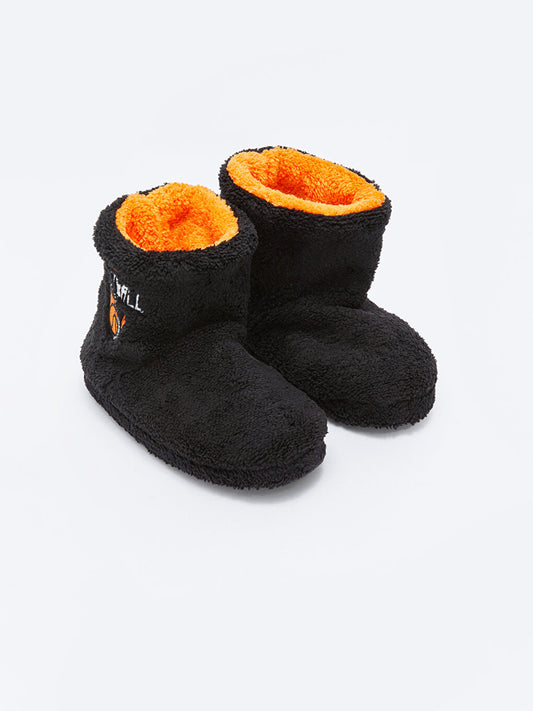 Embroidered Boy's Home Boots