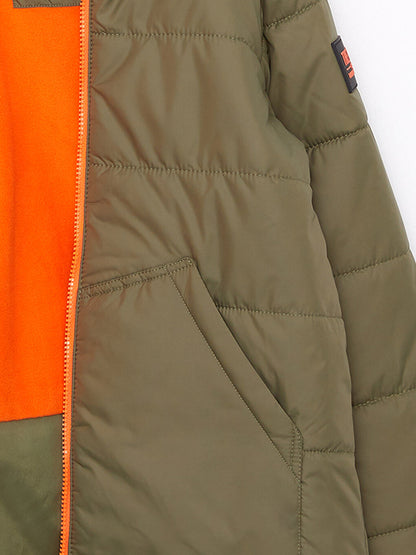 Hooded Boy's Puffer Coat