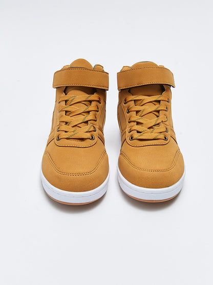 Lace-up Velcro Ankle Boy Boots