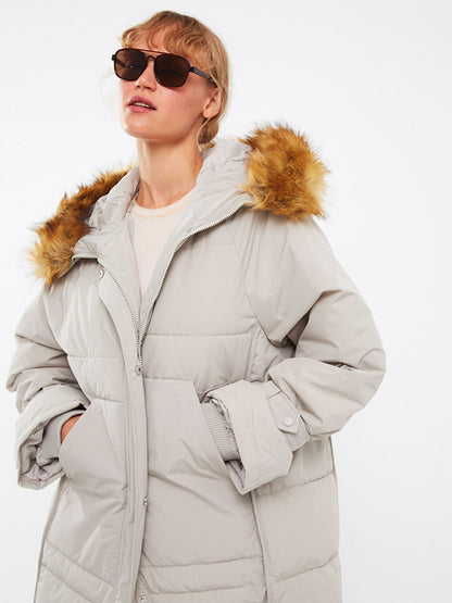 Women's Hooded Plain Parka