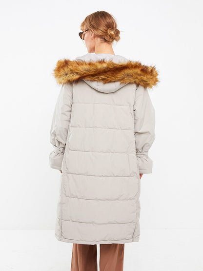 Women's Hooded Plain Parka