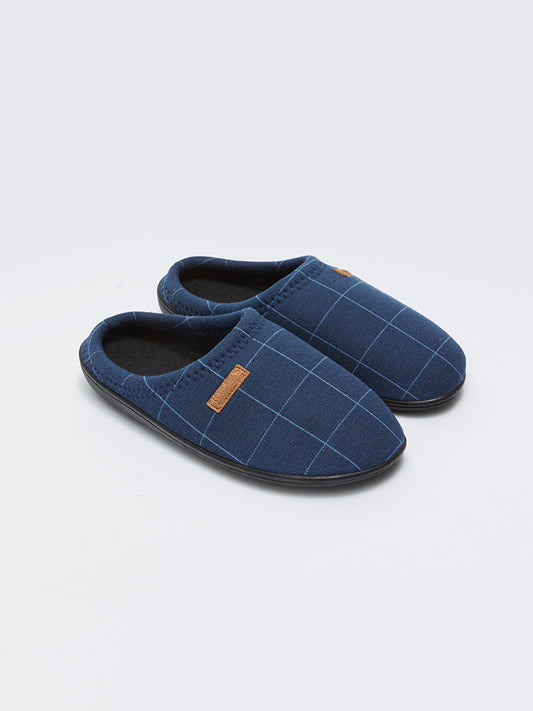 Men's Striped House Slippers