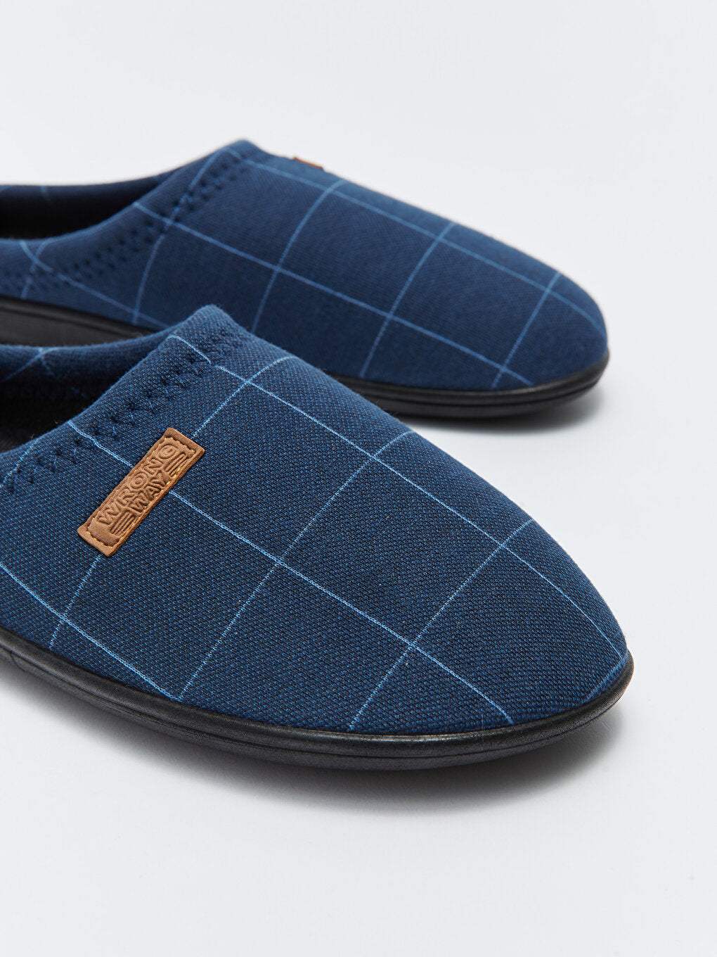 Men's Striped House Slippers