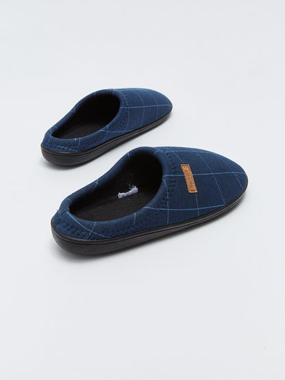 Men's Striped House Slippers