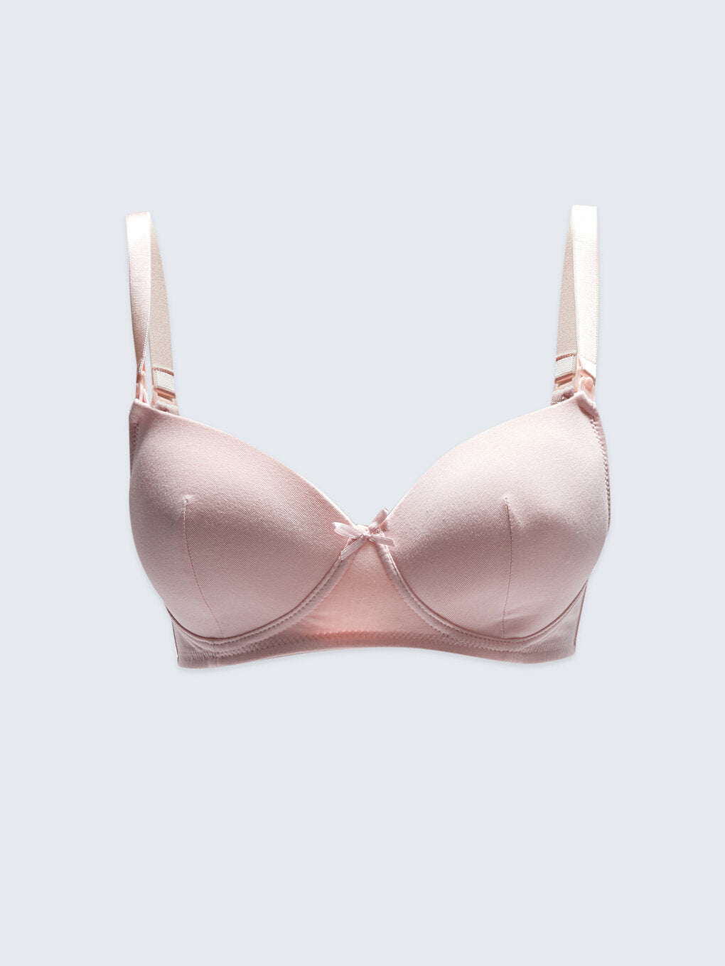 Non-wired, unpadded plain bra