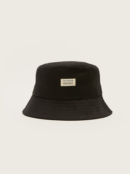 Label Printed Men's Bucket Hat