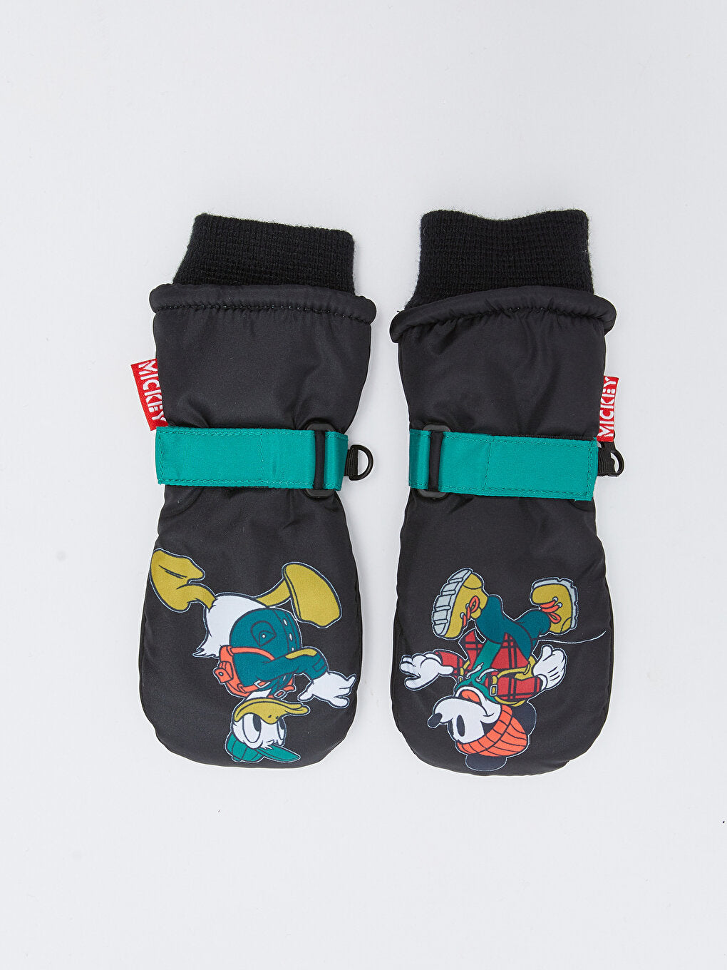 Mickey Mouse Printed Boy's Fingerless Gloves