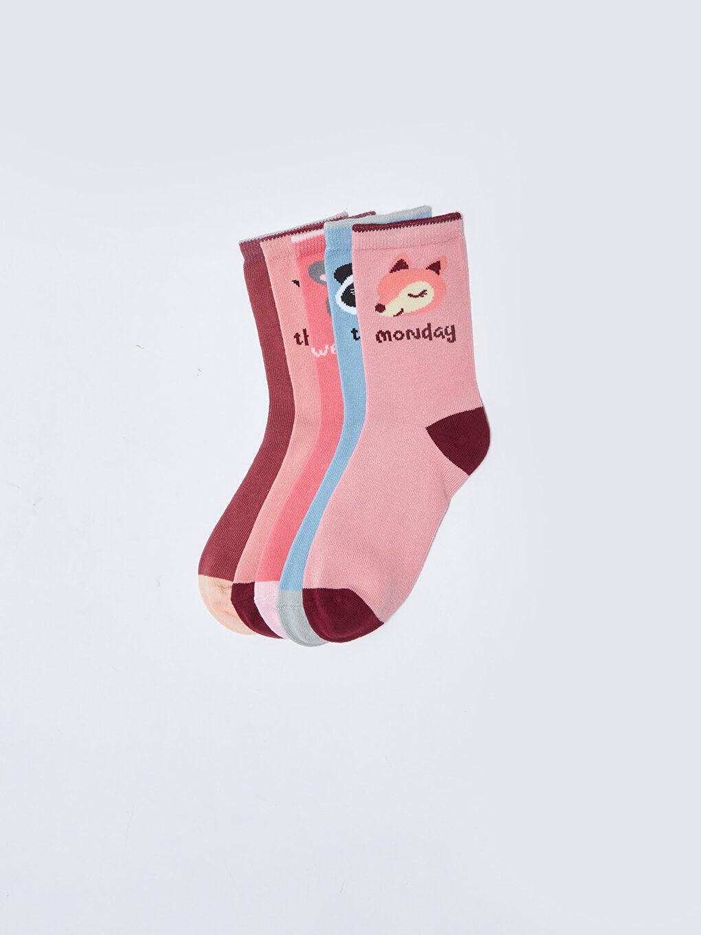 Patterned Girl's Socks 5-pack