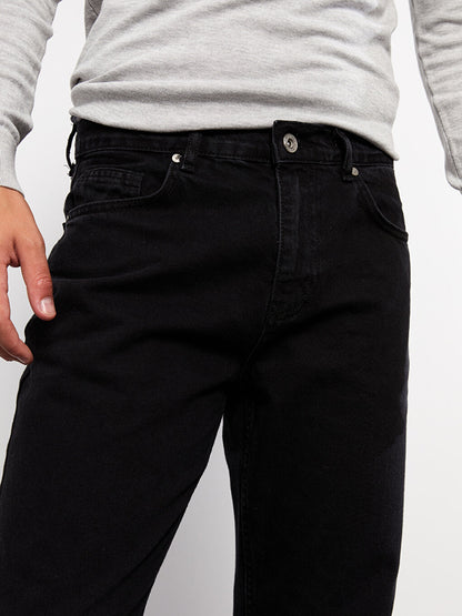 Loose Fit Men's Jean Trousers