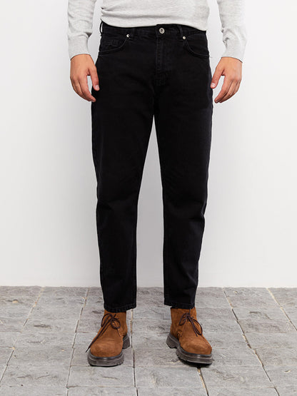 Loose Fit Men's Jean Trousers