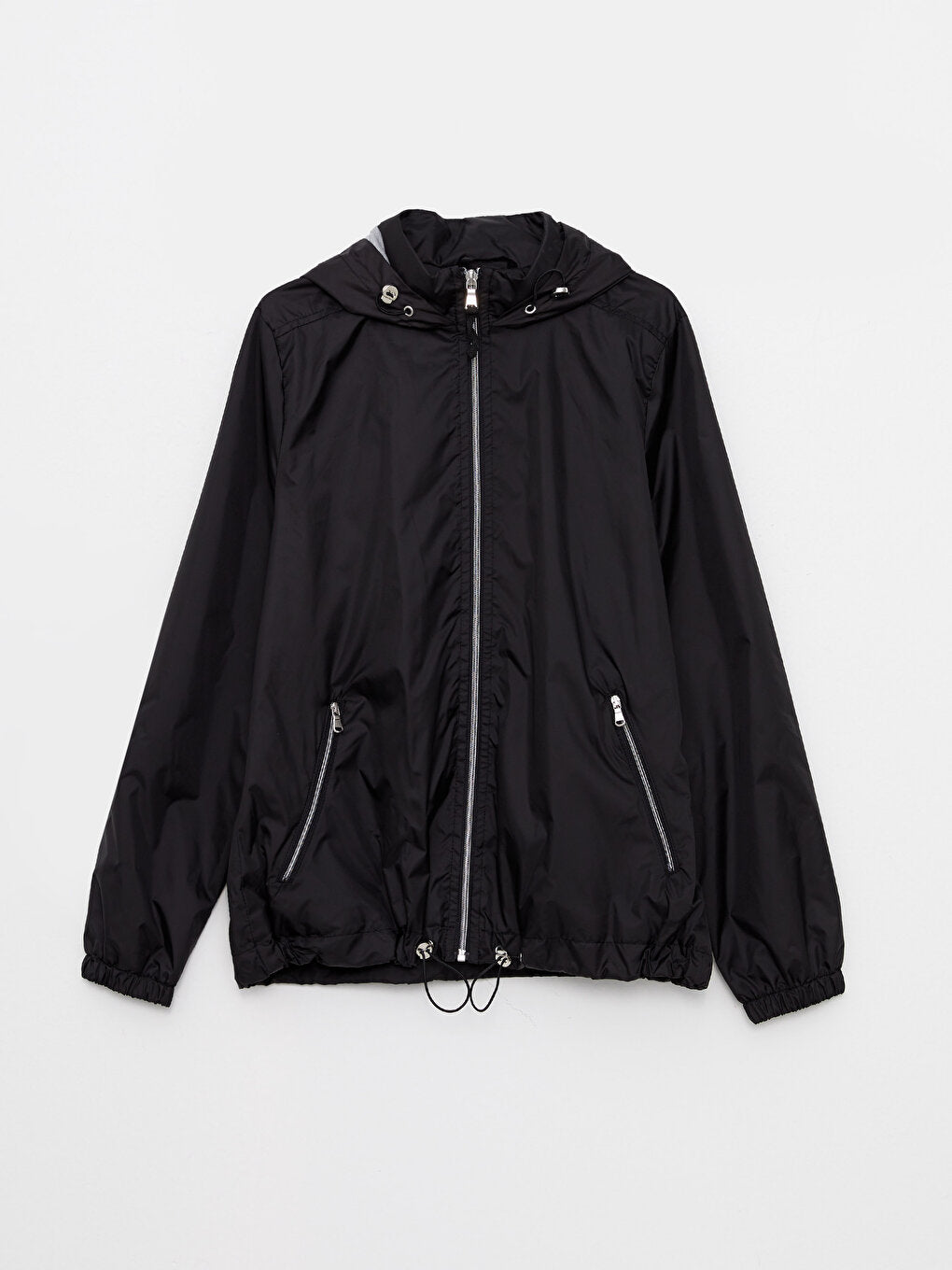 Women's Hooded Plain Raincoat