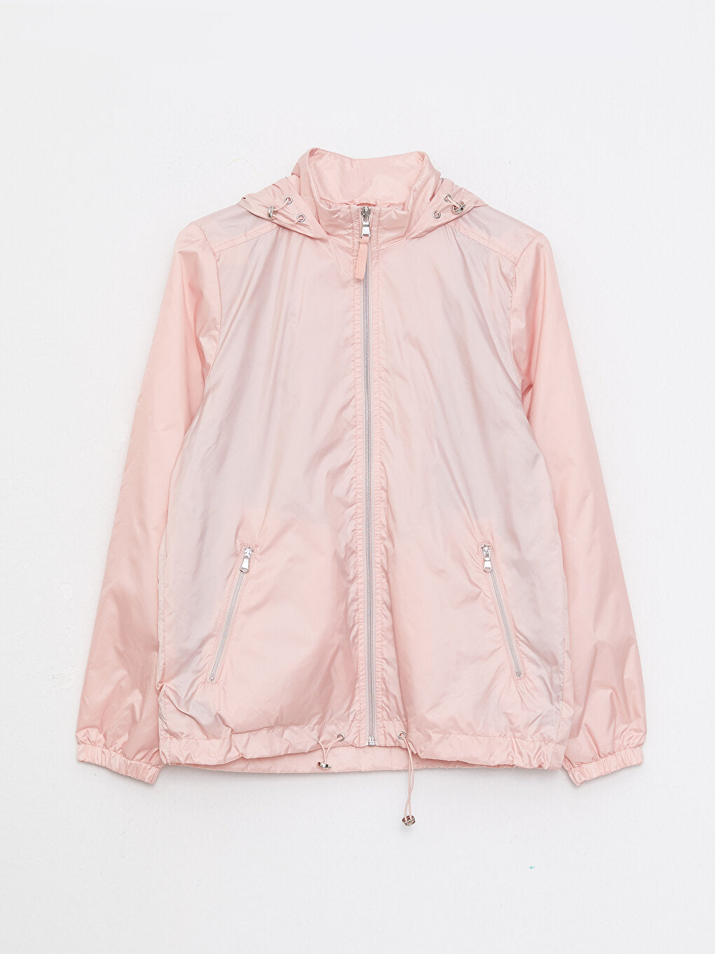 Women's Hooded Plain Raincoat