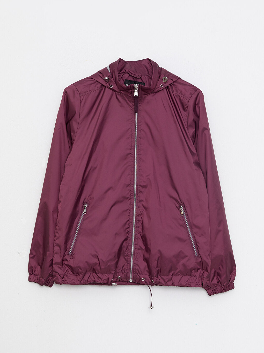 Women's Hooded Plain Raincoat