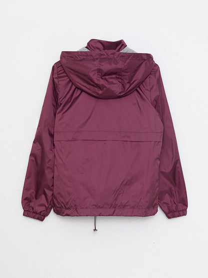 Women's Hooded Plain Raincoat