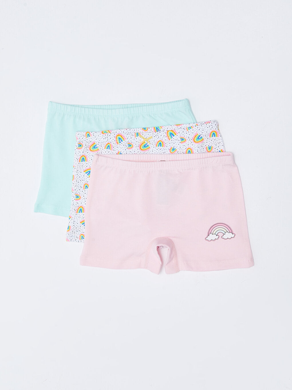 Printed Cotton Girl's Boxer Set of 3