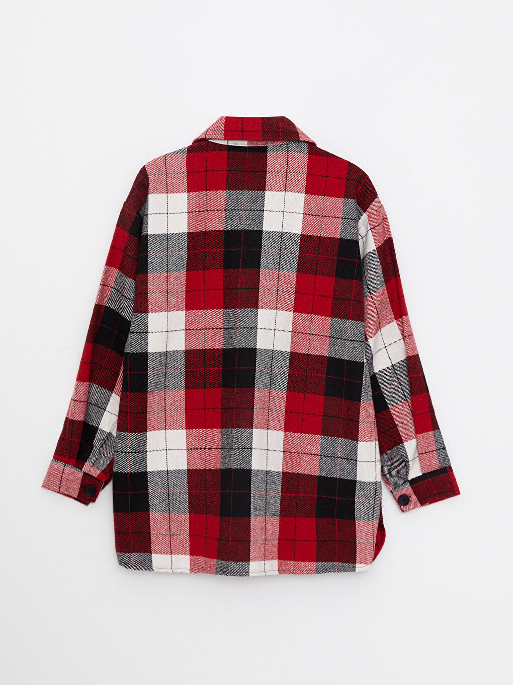 Plaid Long Sleeve Women's Shirt Jacket