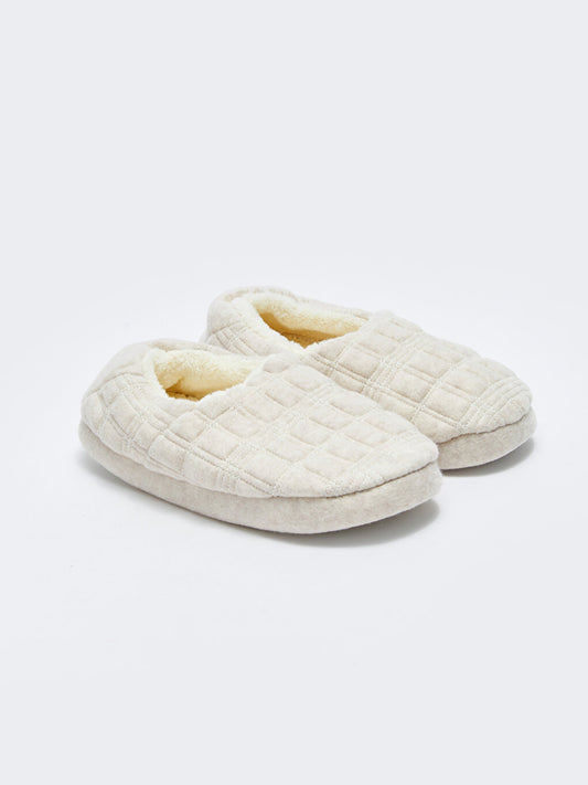 Self-patterned Women's House Slippers