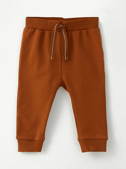 Baby Boy Trousers with Elastic Waist, 2-Piece