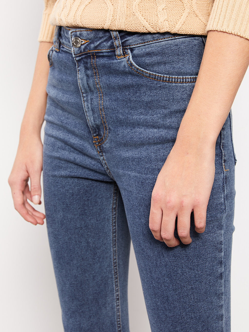 High Waist Flare Women's Jean Pants