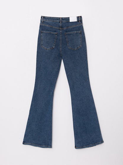 High Waist Flare Women's Jean Pants