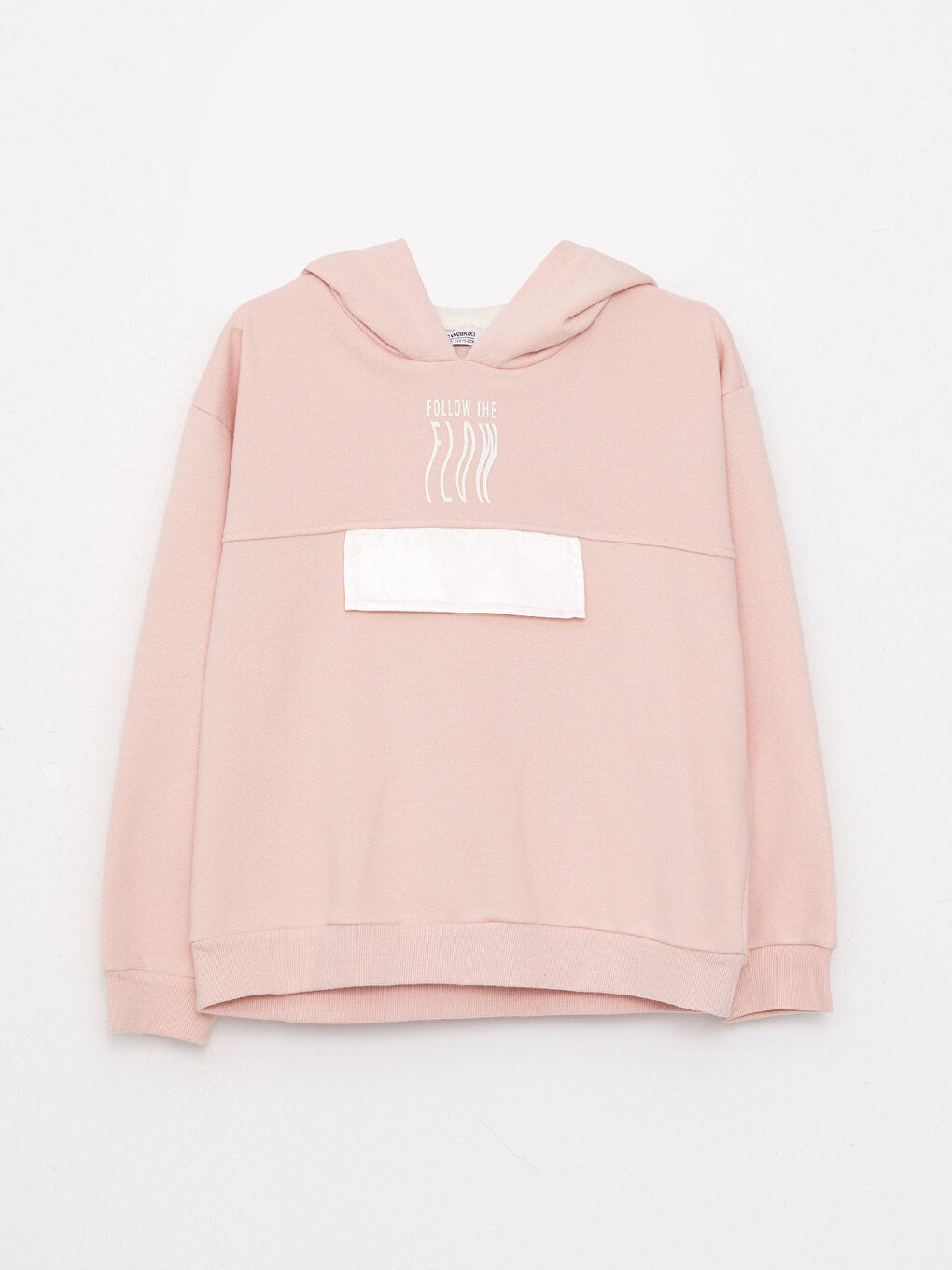 Hooded Printed Long Sleeve Girl's Sweatshirt