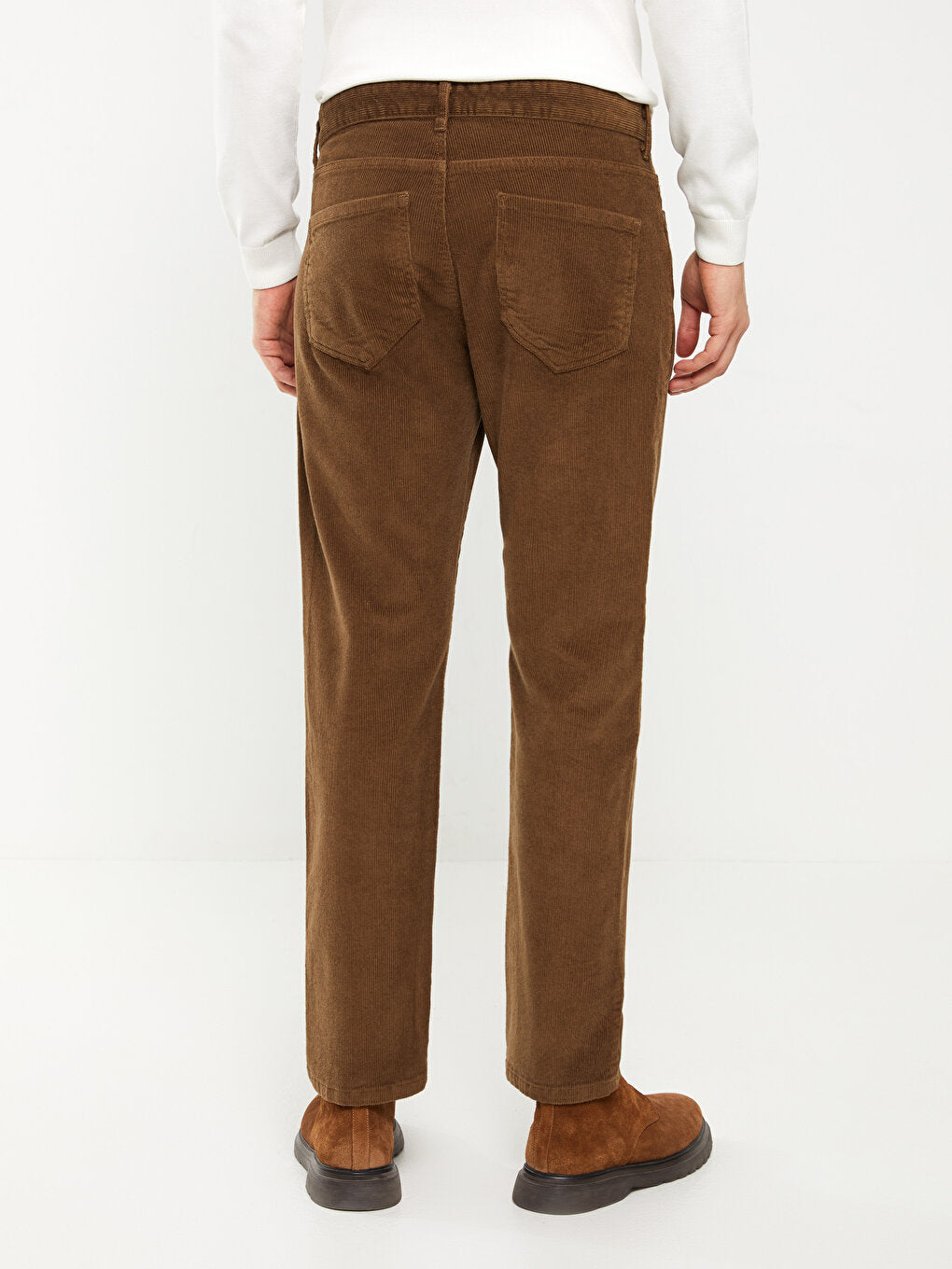 Standard Fit Velvet Men's Chino Trousers