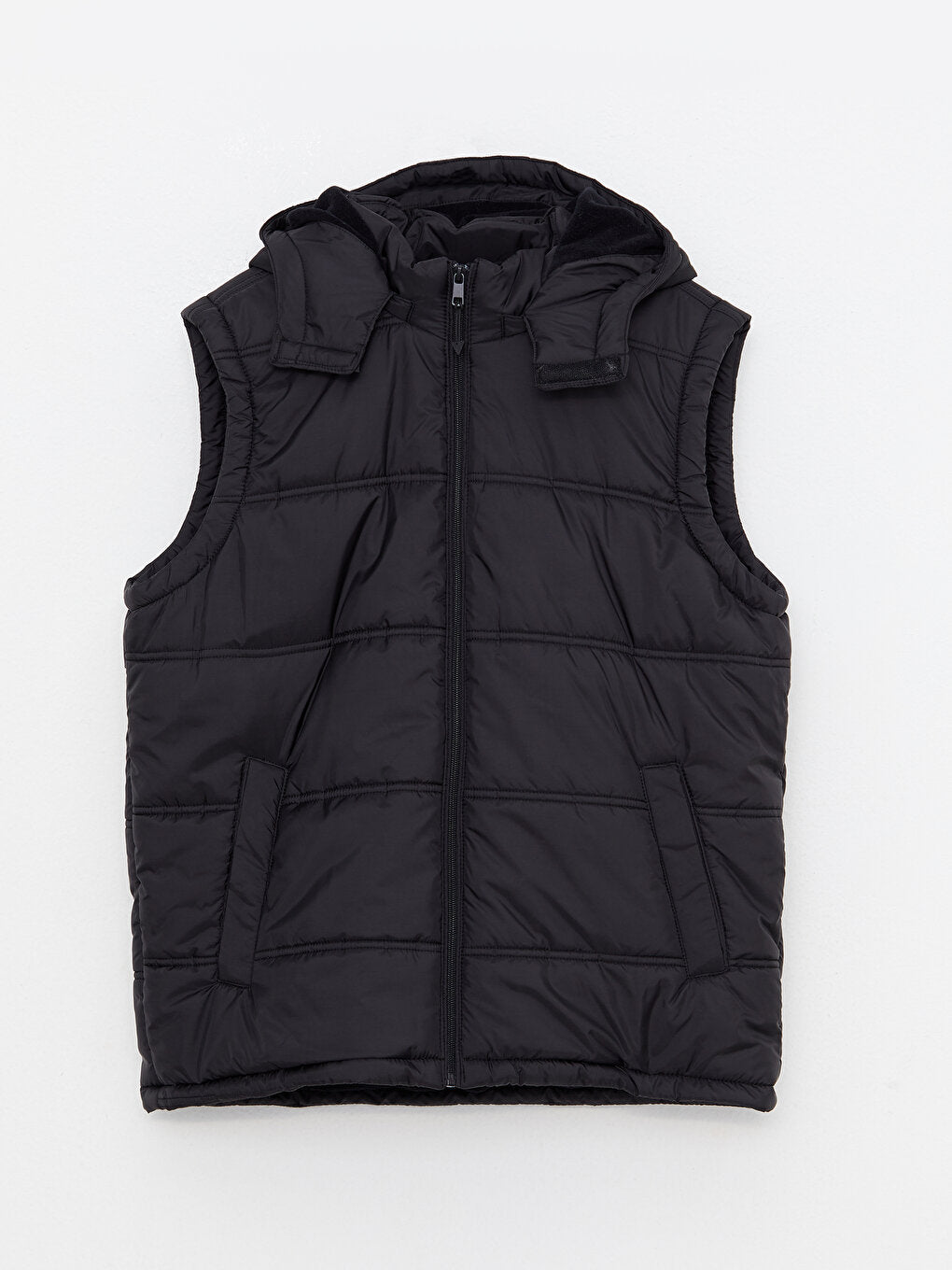 Standard Mold Hooded Men's Puffer Vest