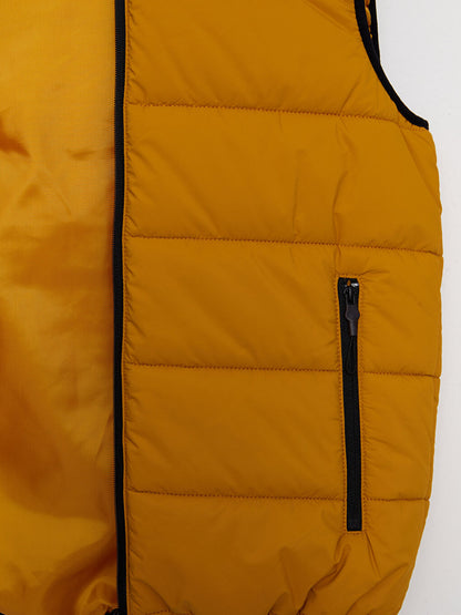 Standard Mold Hooded Men's Puffer Vest