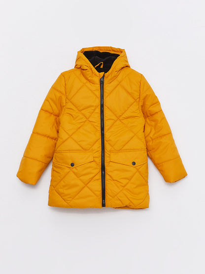 Hooded Boy's Puffer Coat